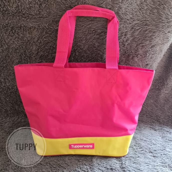 PROMO TAS SHOPPING BAG PINK TUPPERWARE BABY N KIDS