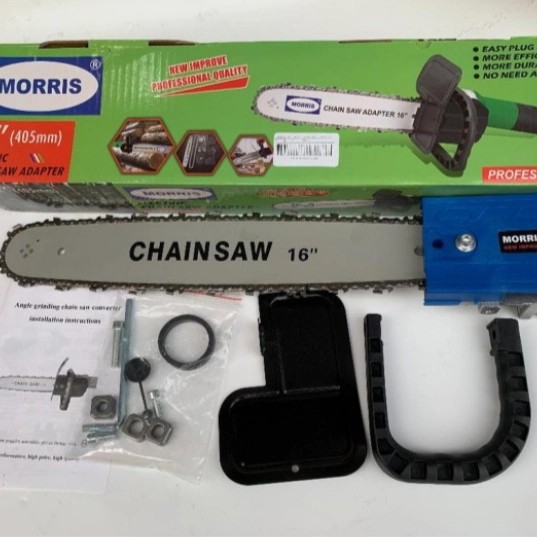 MORRIS Konverter Chainsaw 16 inch Chainsaw Elektrik Gergaji Kayu