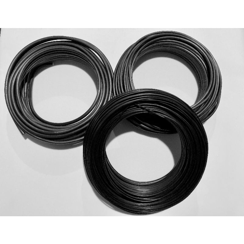 Kawat Alumunium Hitam, Kawat Bonsai Setengah Roll (± 500 gram)