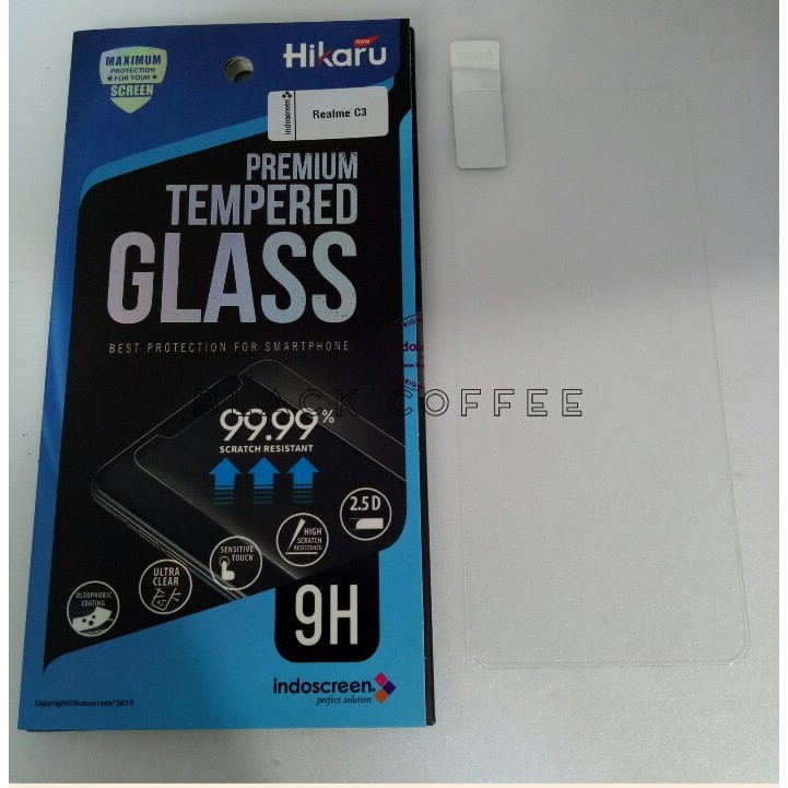 HIKARU BENING TEMPERED GLASS REALME C3 / REALME C2 / REALME C1