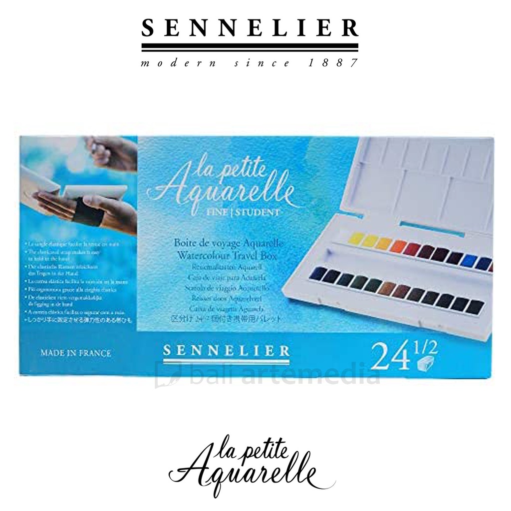 Sennelier La Petite Aquarelle 24 Half Pans