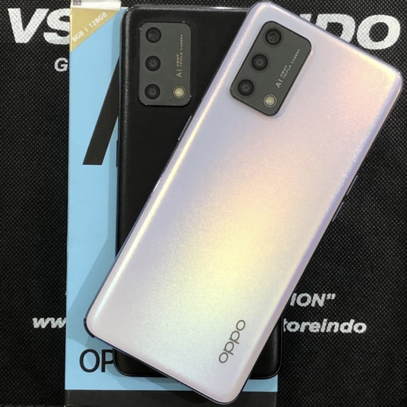 Oppo A95 8/128 GB Ex Resmi Oppo Indonesia Second Bekas Seken Original Ex Pemakaian Good Condition