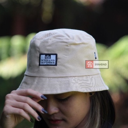 topi bucket dewasa pria wanita topi bucket weekend offender  bordir distro topi bucket wo premium