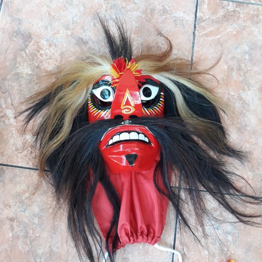 ✅GANONGAN TOPENG BUJANG GANONG SINTETIS / topeng. topeng ganong. topeng ganongan. topeng bujangganon