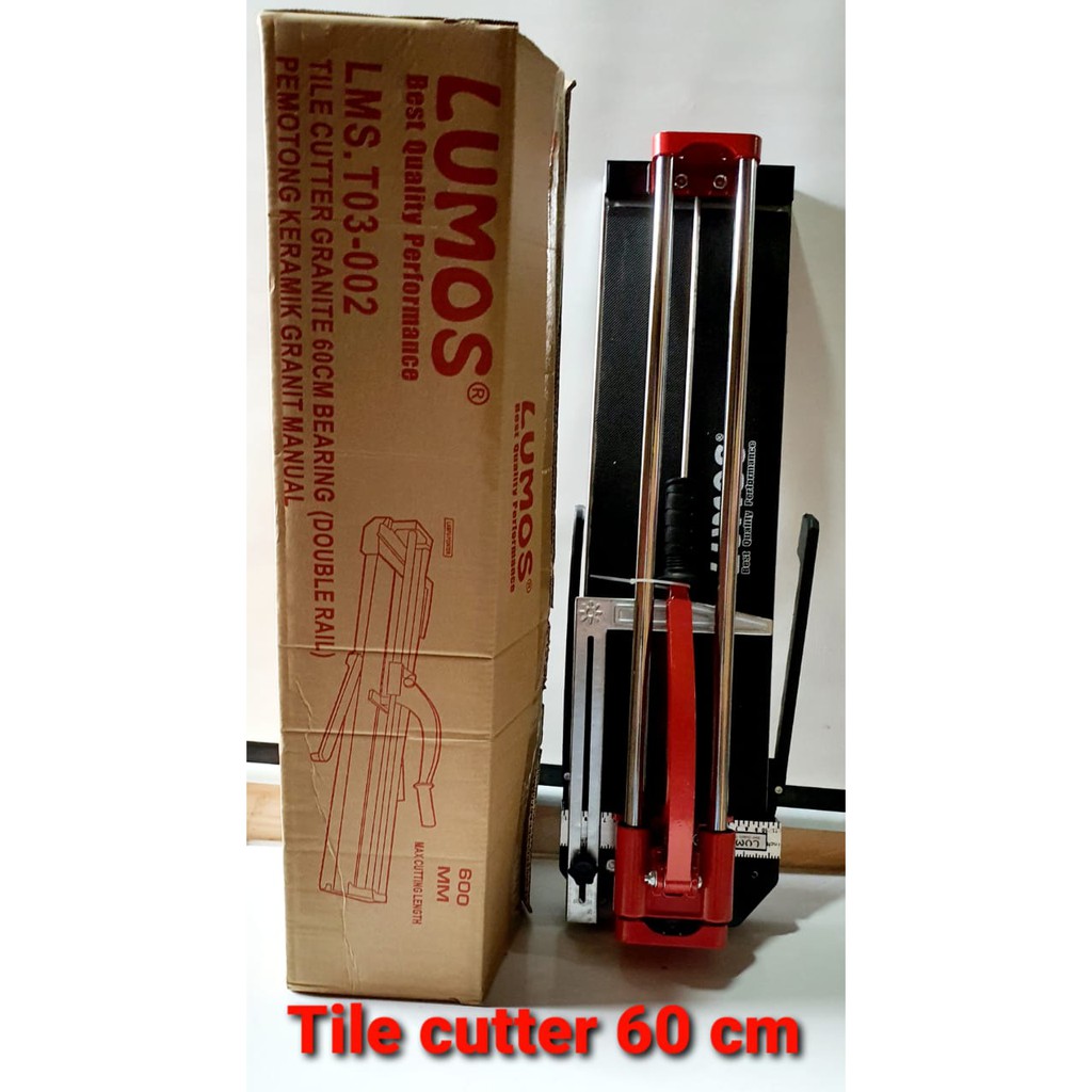 LUMOS ALAT POTONG KERAMIK LMS T03-001 TILE CUTTER GRANITE 60cm BEARING