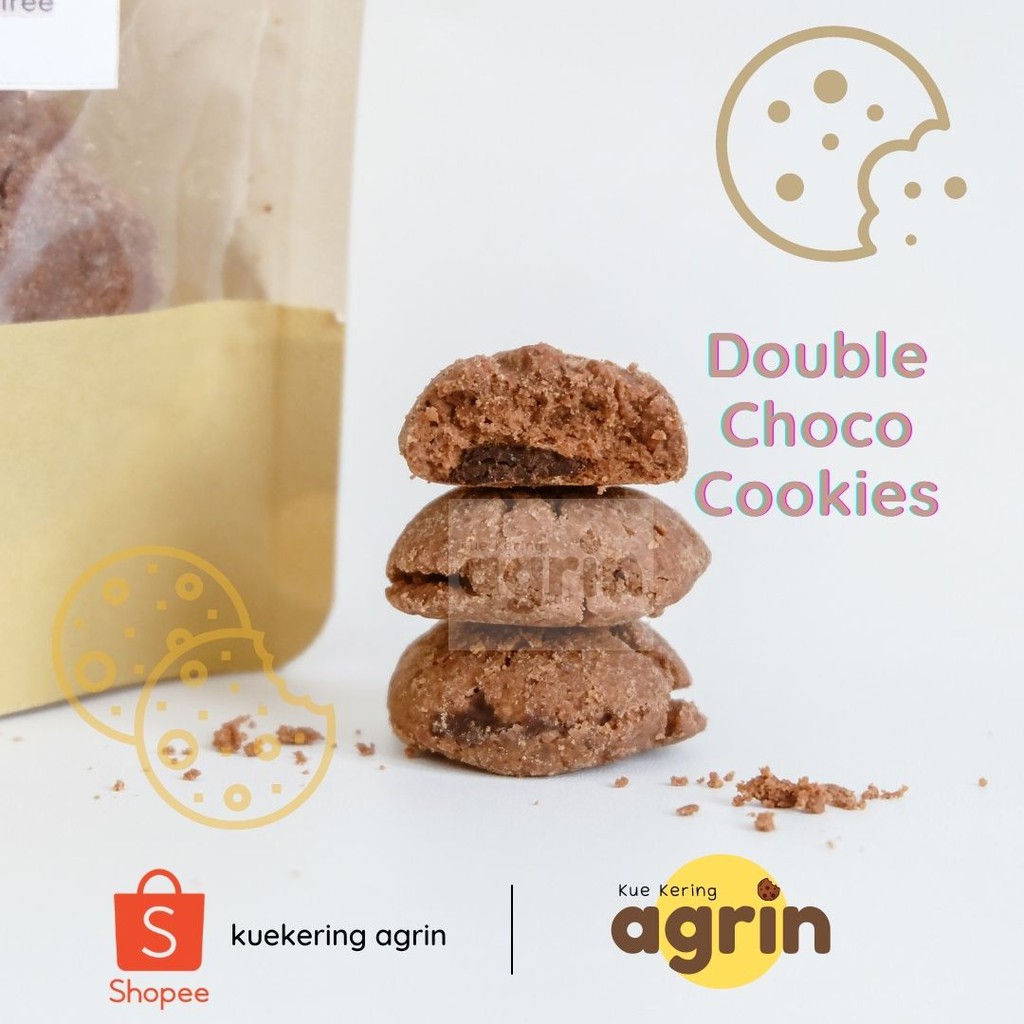 

Double Choco Cookies / gluteen free-dairy free-egg free