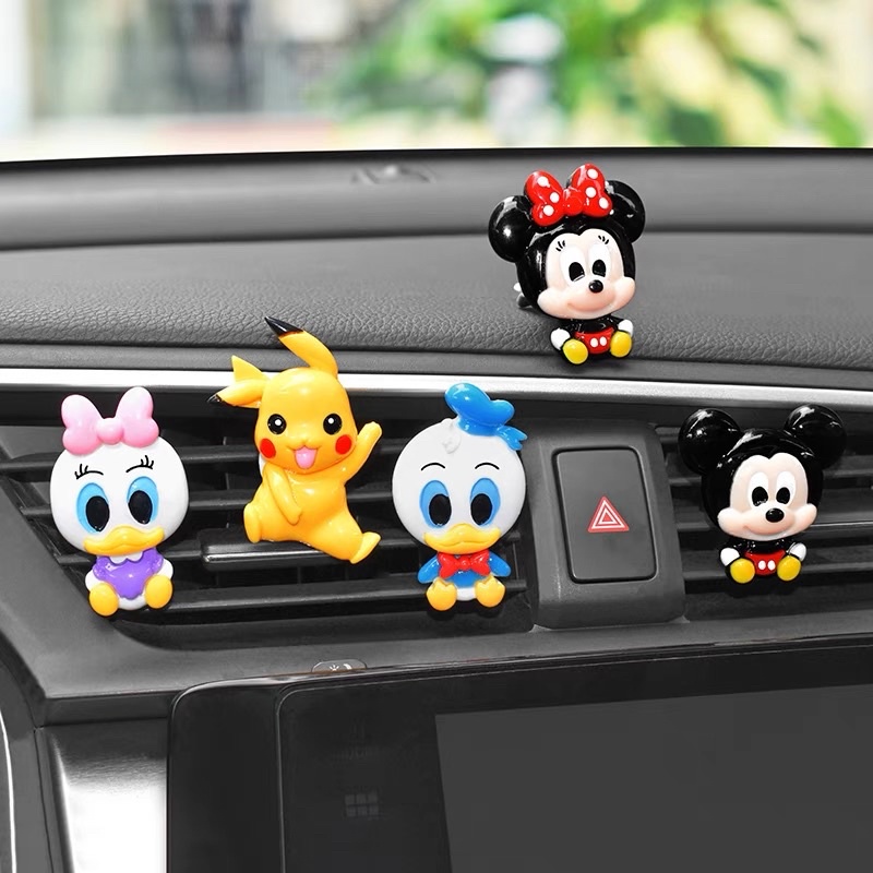 parfume klip ac mobil mickey minnie hiasan parfume mobil PARFUM KLIP AC SMILE // Pengharum airfreshener