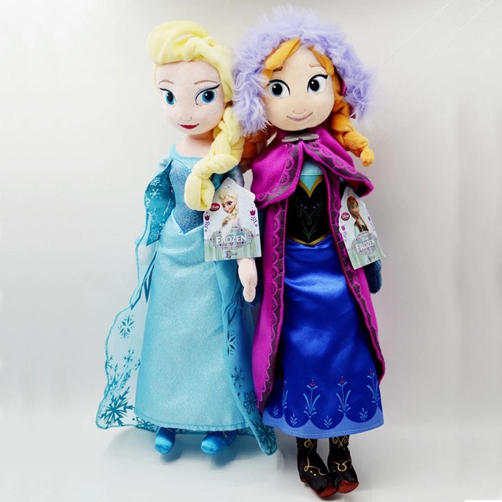 Boneka QUINTON Anna Elsa Hadiah Natal Kartun Snow Queen Elsa Doll Mainan