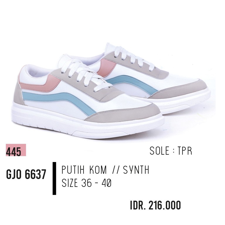 sepatu sneaker wanita,sepatu casual wanita,sepatu garsel murah GJO 6637