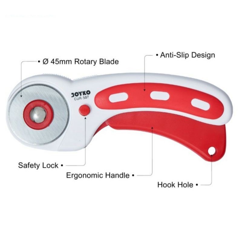 Rotary Cutter Pemotong Putar Joyko CUR-507