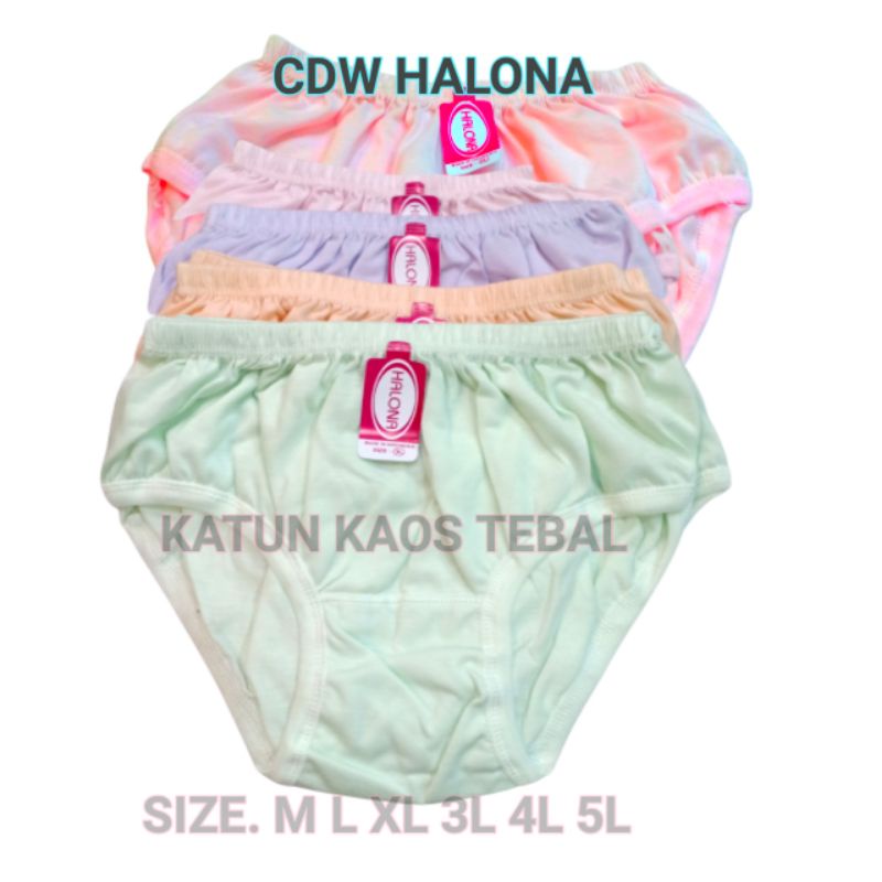 HALONA | CELANA DALAM WANITA MAXY CLASSIC | CD WANITA TEBAL BAHAN ADEM NYAMAN DI PAKAI