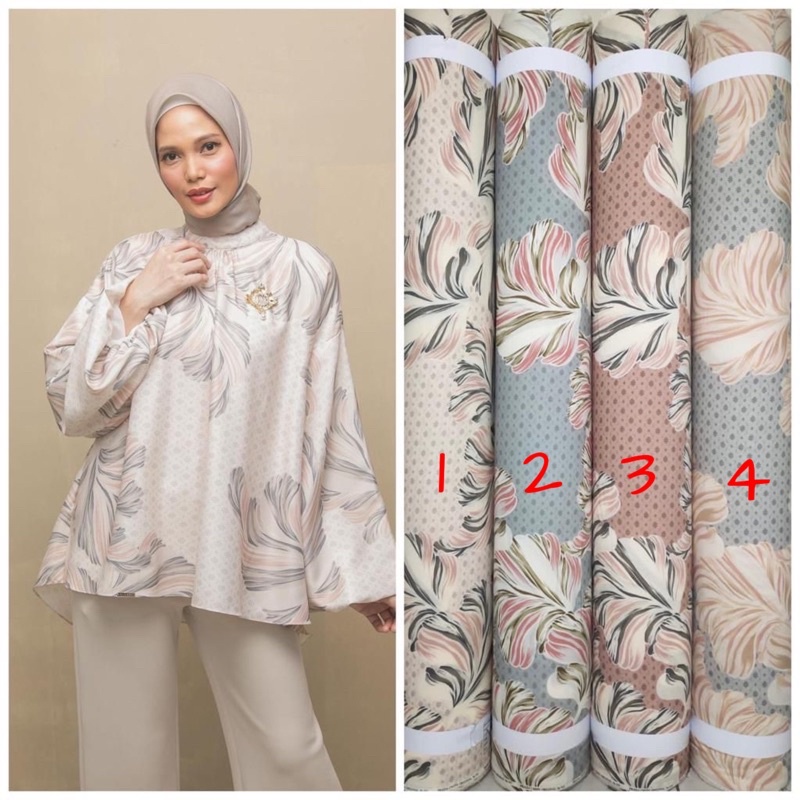 Kain prada crepe | motif wearing klamby copy | bahan seragaman