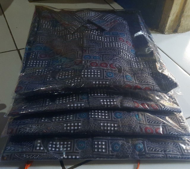 Bswart Batik Hrb026 Kenongo Hem Batik Abu Bata Kemeja Batik Pria Batik Jumbo Batik Bigsize S-xxxxxl