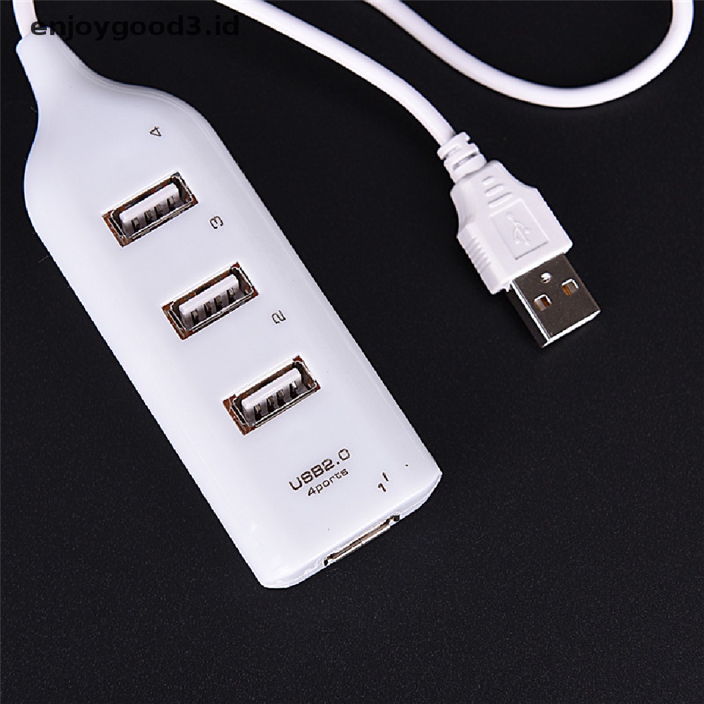 Hub Adapter Splitter 4 Port Usb 2.0 Kecepatan Tinggi Untuk Pc / Komputer / Laptop Hg