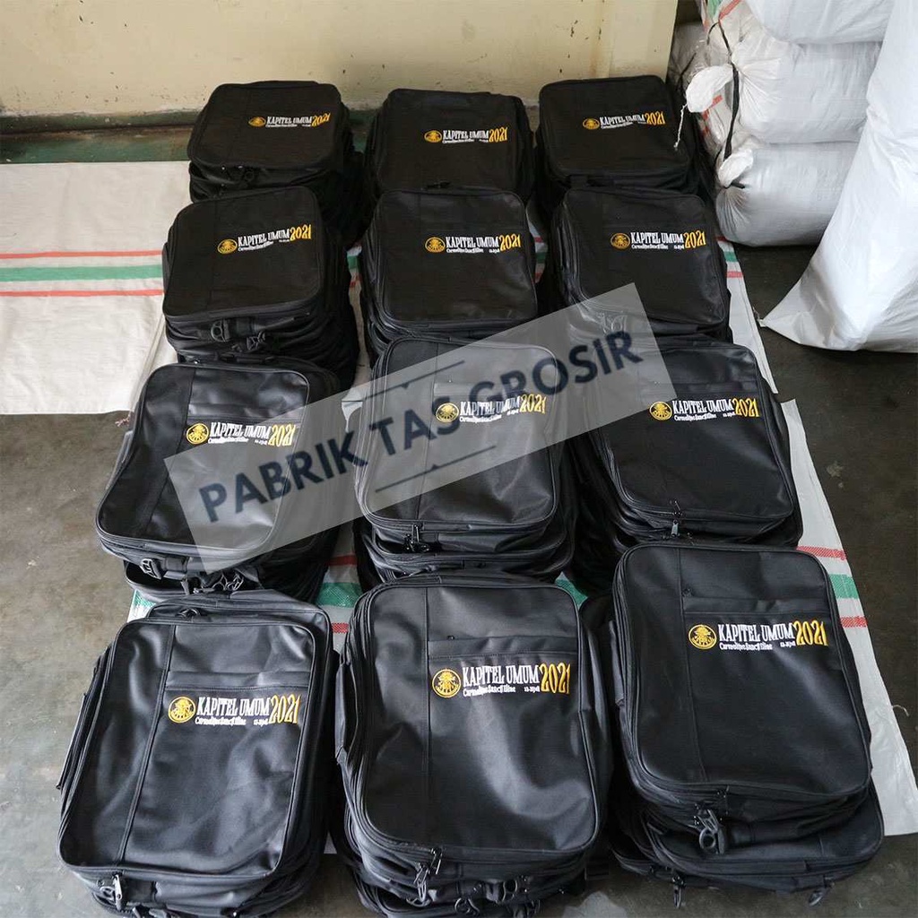 ORDERAN TAS GROSIR BORDIR KAPITEL UMUM 2021 RANSEL 3IN1 SOUVENIR SEMINAR PROMOSI BERKUALITAS EKONOMIS