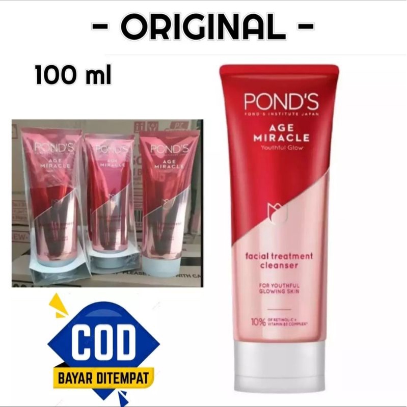 Ponds Age Miracle Facial Foam 100 gr | Sabun Cuci Muka