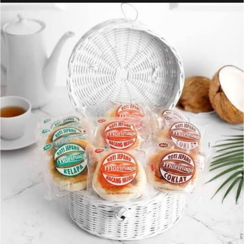 [Checkout Rp1000] Roti Jepang Morinaga / Roti Isi / Roti Cokelat / Roti Kelapa / Roti Kacang Hijau