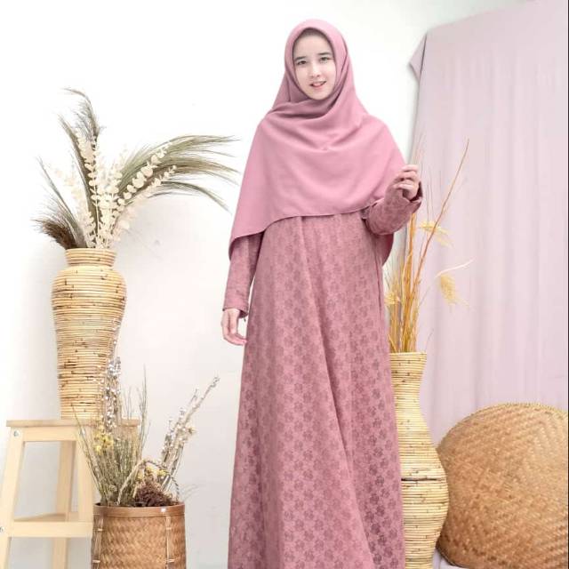 Gamis Safwa Brokat original by Hijab Alila