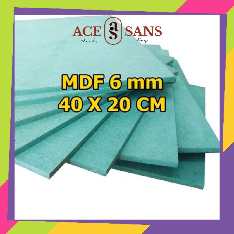 

Papan MDF Premium Tebal 6 mm 20 x 40 cm I Papan MDF I Papan Tebal I Papan Premium I Papan Serbaguna