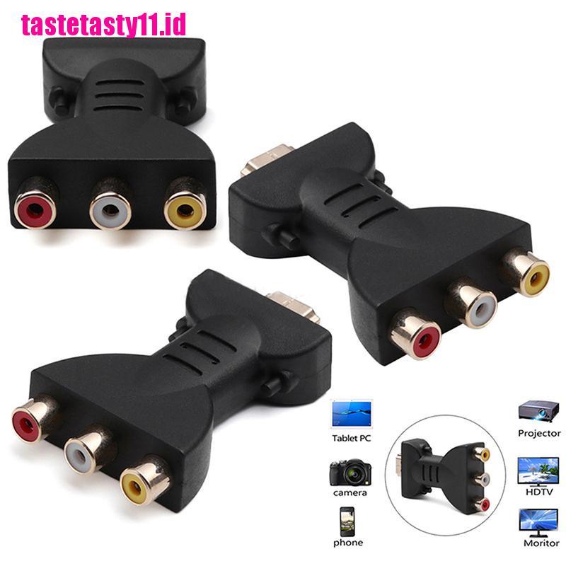 Adapter Konektor Audio Video HDMI Ke AV RCA