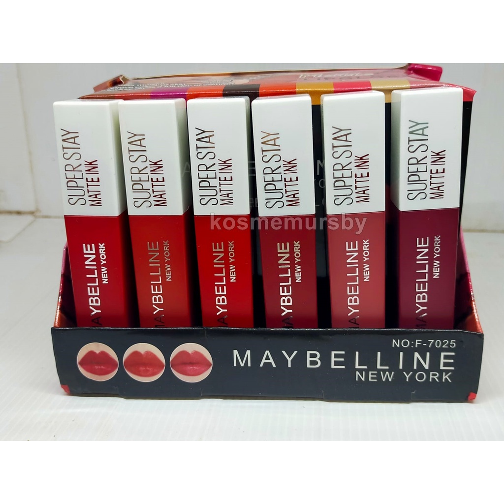 (ECER) Lipcream Maybelline Super Stay Matte INK F7025