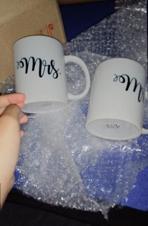 Mug Couple Gift // Custom Inisial Nama // Mug Nama Pasangan