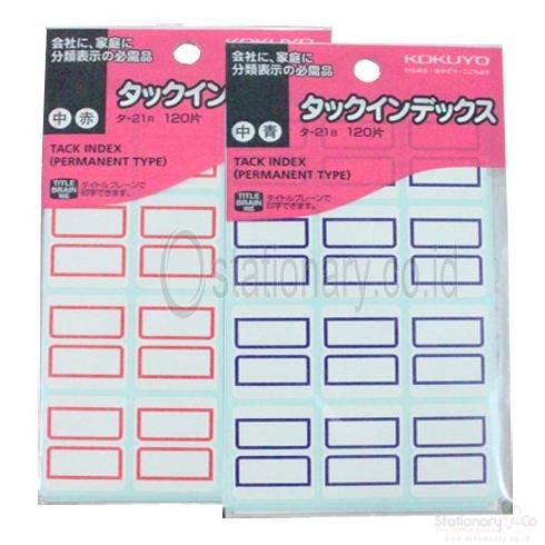 

(COD) Tack Index kokuyo T-21 TERJAMIN Kode 499