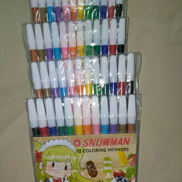 

Snowman 12Coloring Markers