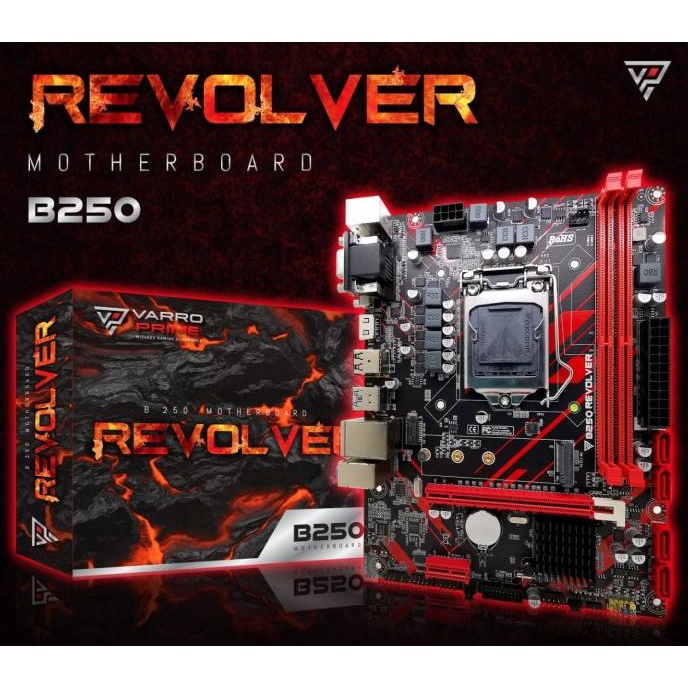 MOTHERBOARD GAMING B250 REVOLVER VARRO SUPPORT NVME