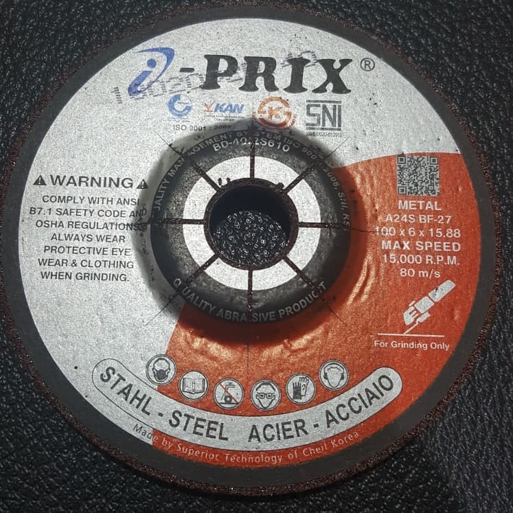 Batu poles 4"x6mm iprix