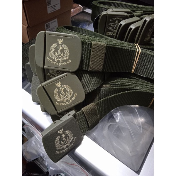 Gesper laser logo TNI AL