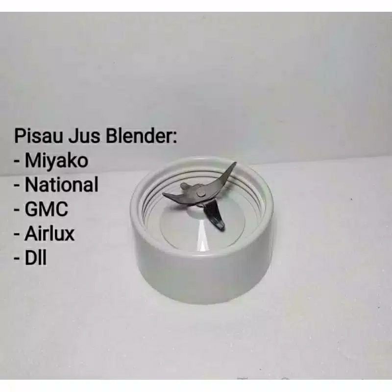 Gelas Jus  Blender , Set  Plastik   Pisau    + Tutup  Sendok Miyako