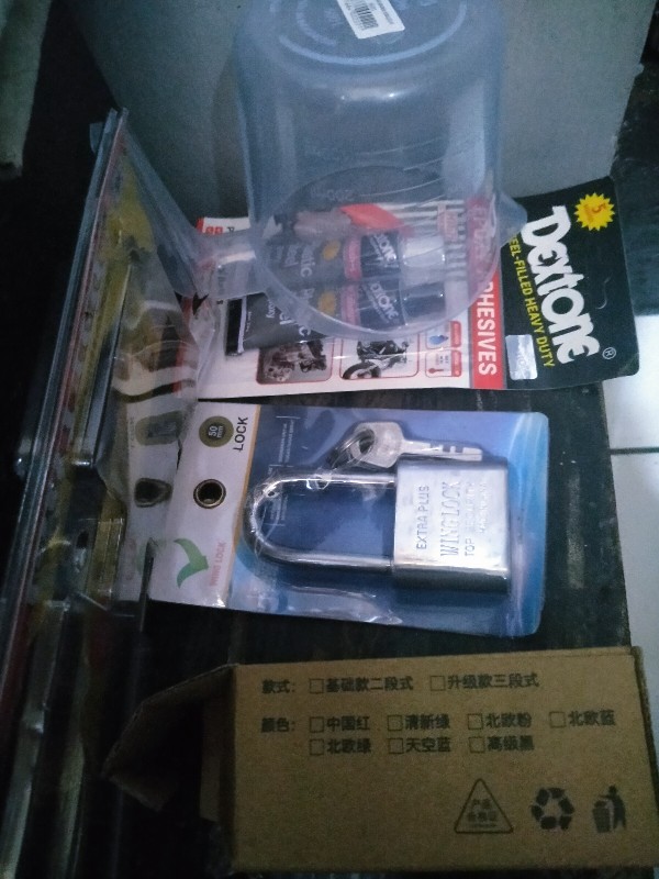 Gembok Rumah Kunci Kemanan 5cm 50mm Gembok Pintu Gembok Pagar Leher Panjang Stainles Steel Winglock