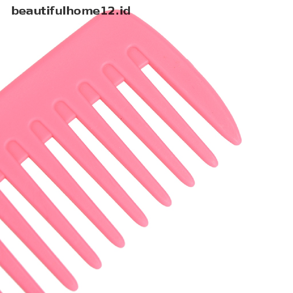 (Kesehatan &amp; Beauty Tool) Sisir Gigi Lebar Dengan Gagang Kait Untuk Mengurangi Rambut Rontok