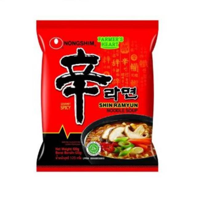 

Nong Shim Shin Ramyun 120gr Halal MUI