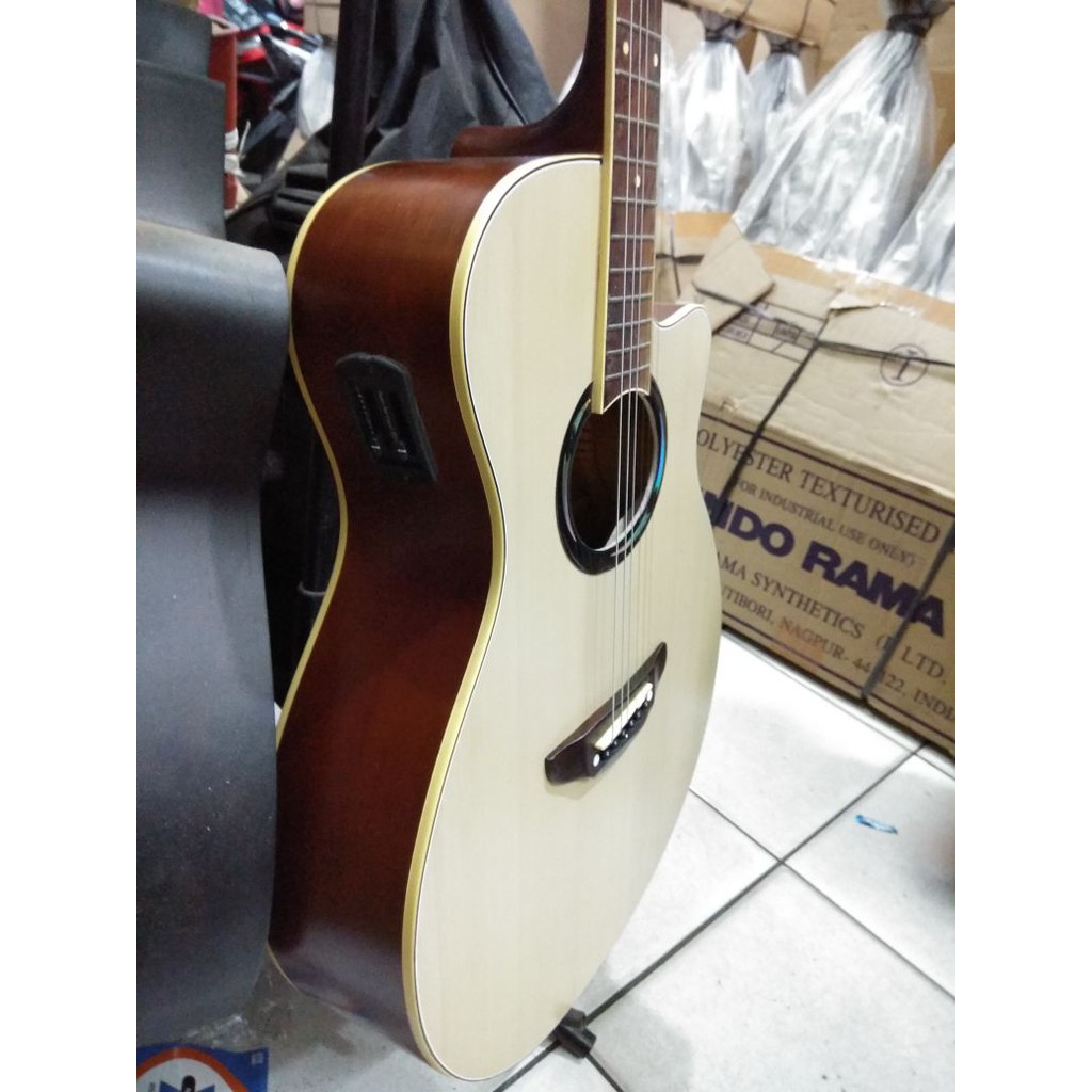 Gitar Akustik Elektrik Merk Yamaha Tipe APX-500 Warna Natural Equalizer Eq-7545 String Jakarta Murah