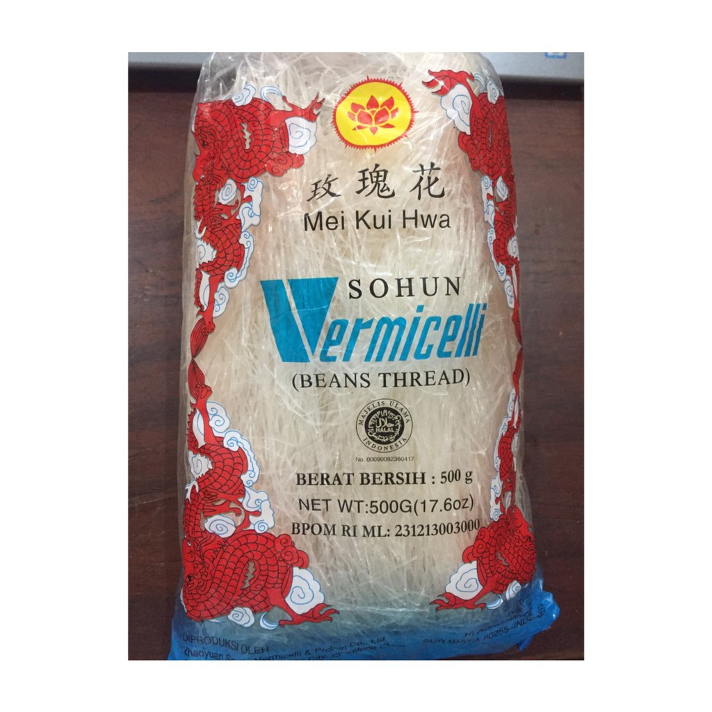 

MKH SOHUN VERMICELLI 250gr bihun mei kui hwa