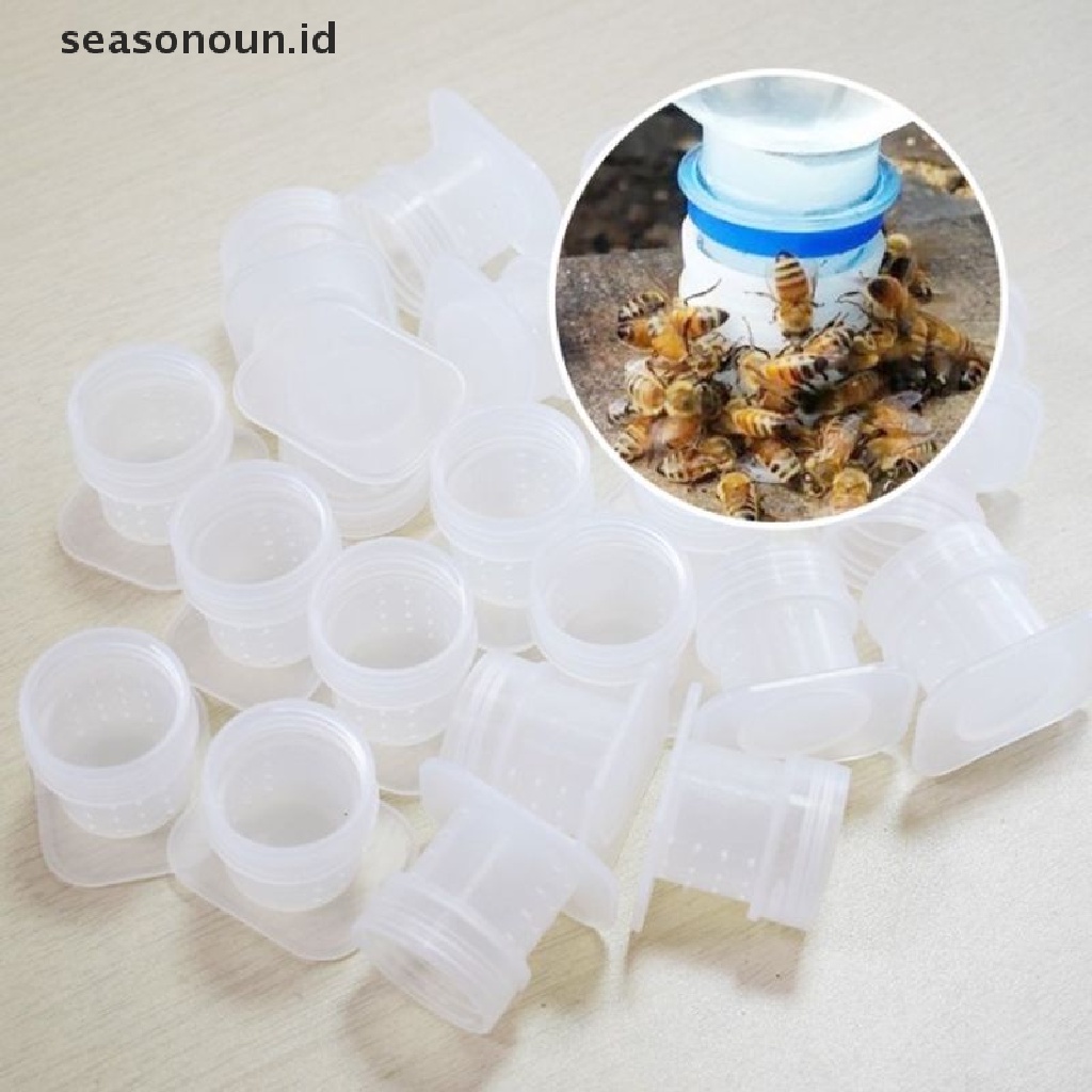 【seasonoun】 1Pc Bee Drinking Fountain Cup Water Bottle Cap Insect Bottle Cap Feeder .