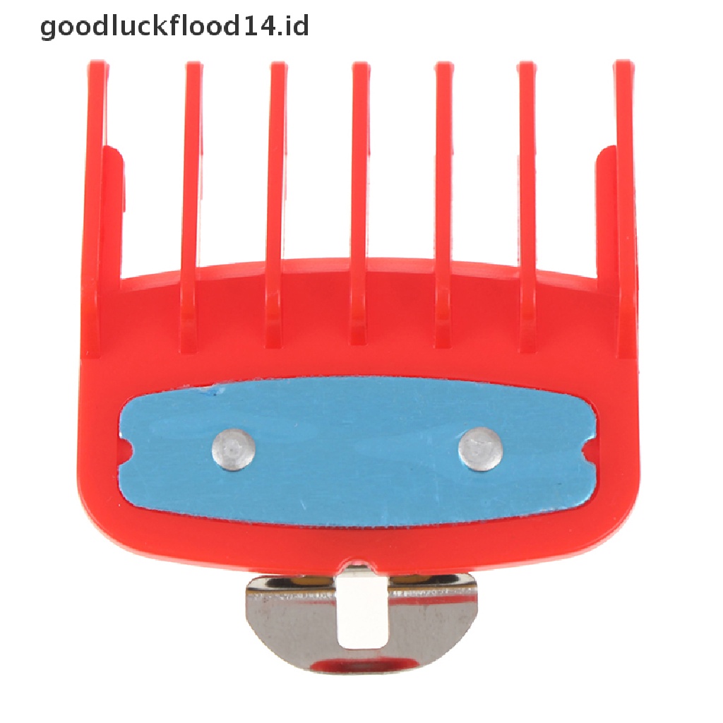 [OOID] 1.5+4.5mm Size Guide comb Red Attachment Comb Set with a Metal Holder Clipper ID