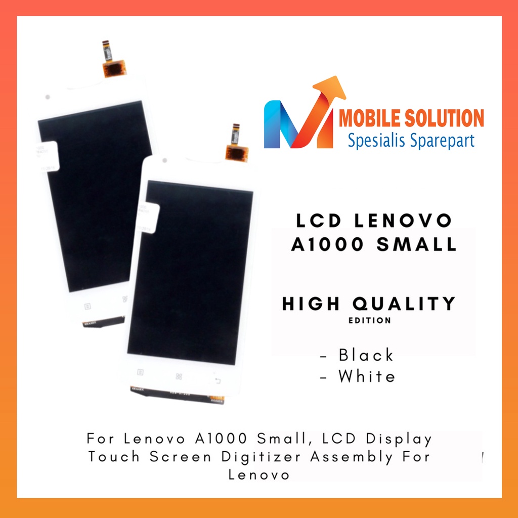 Grosir LCD Lenovo A1000 ORIGNAL 100% Fullset Touchscreen Garansi + Packing / Bubbel