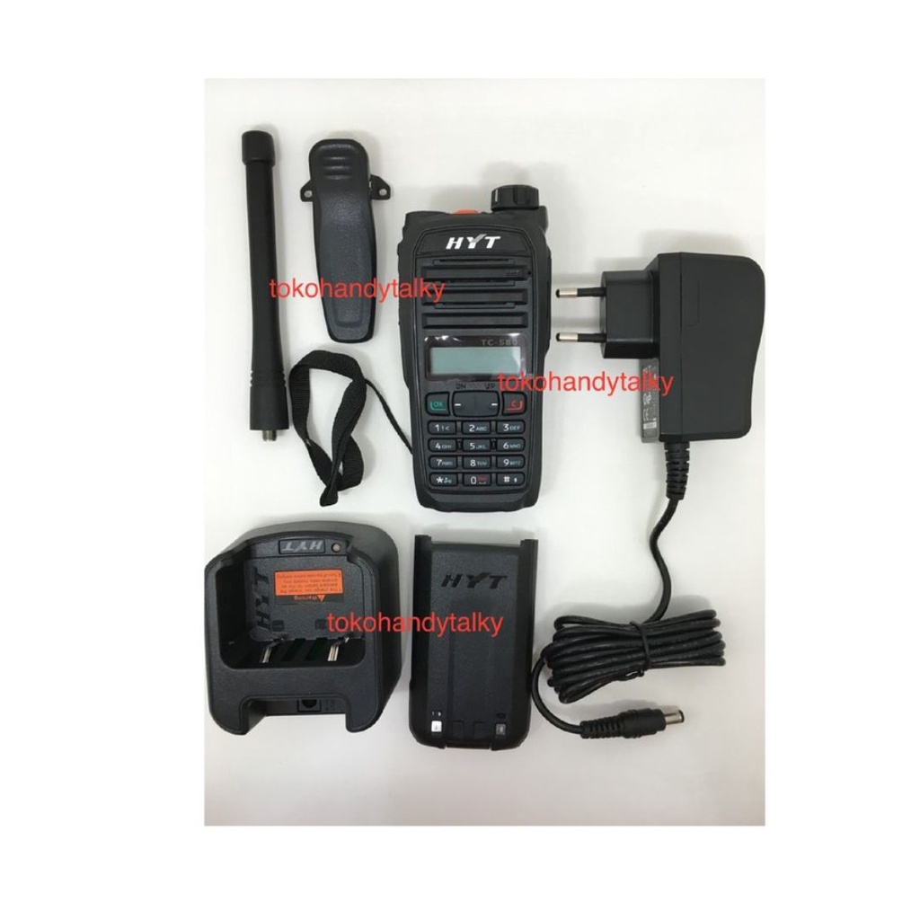 HANDY TALKY HYT TC-580 UHF 350-390MHZ NEW ORIGINAL GARANSI RESMI POSTEL