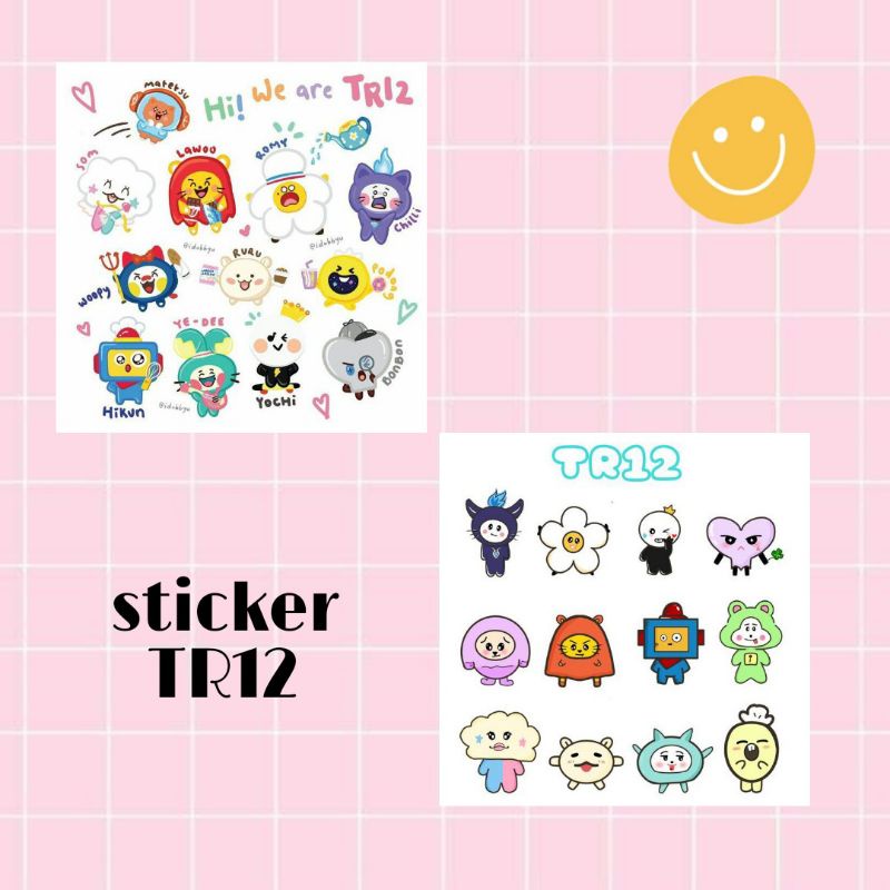 

STICKER TR12 murah lucu