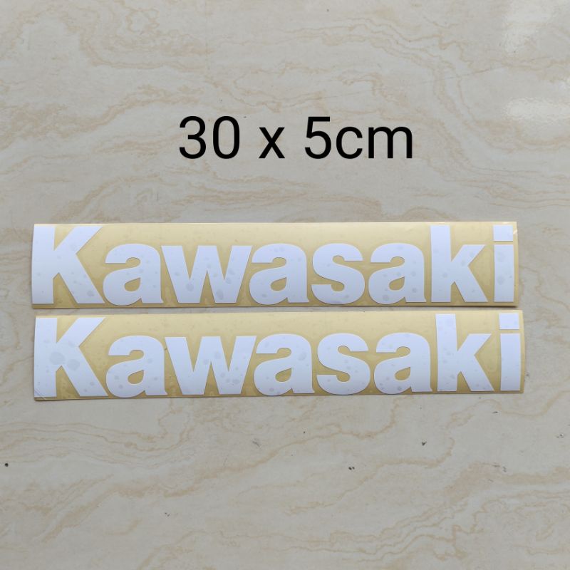 stiker tulisan kawasaki