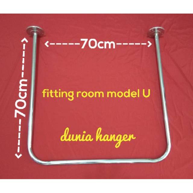 kamar pas fitting room Oval dan U