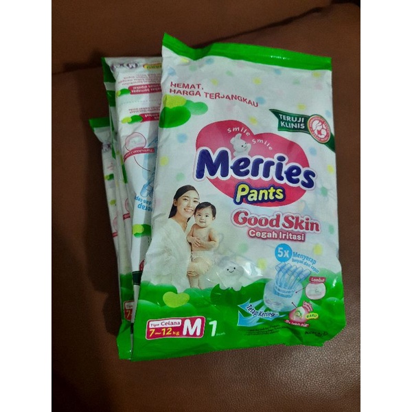 MERRIES RENCENG S1/M1/L1/XL1//MERRIES//1 RENCENG ISI 6 PCS
