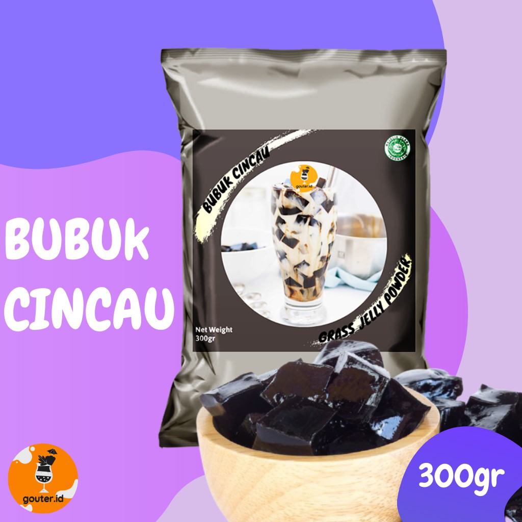 

BUBUK CINCAU HITAM 300GR / GRASS JELLY POWDER / CINCAU BUBUK / CINCAU HITAM BUBUK / CINCAU JELLY g