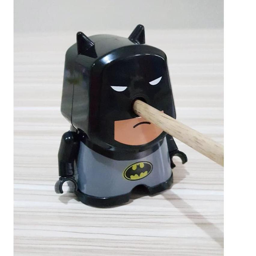 

Update Rautan Serutan pensil Putar meja karakter fancy SUPER HERO unik besar