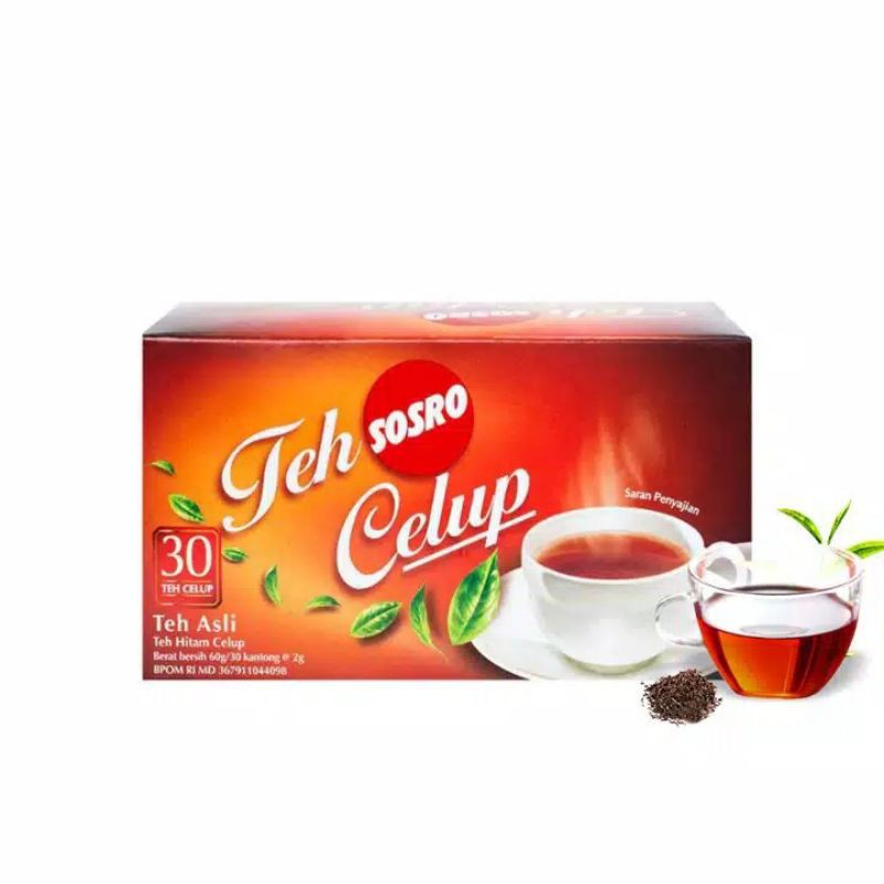 

Teh celup Sosro box 30 bag