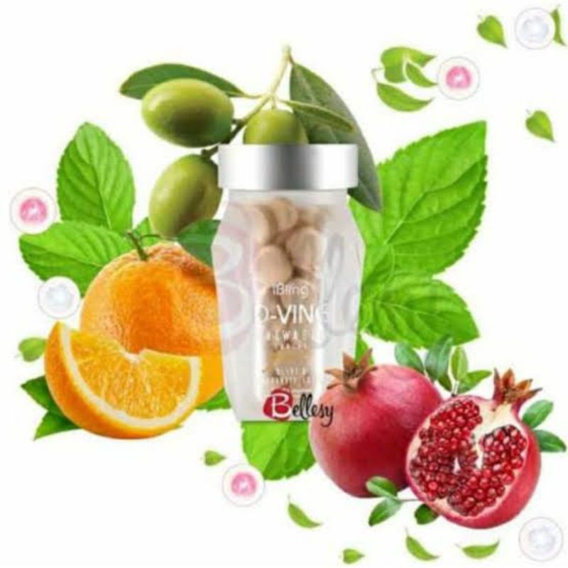 d vine collagen original 100% ori Eceran 40 Butir Harga 320.000 D vine Dari korea Original