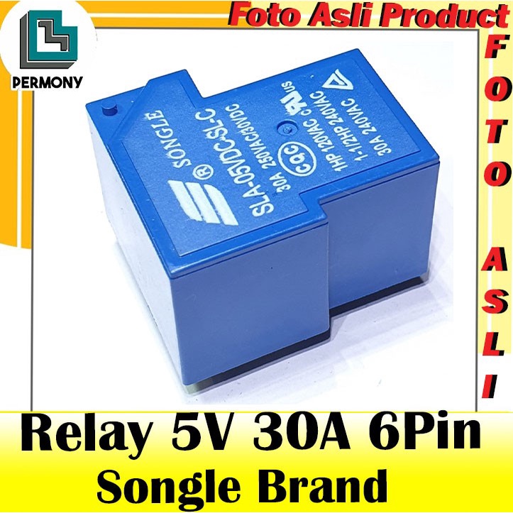 Relay 5V 30A 6Pin 6 Pin 5 Volt 30 Ampere